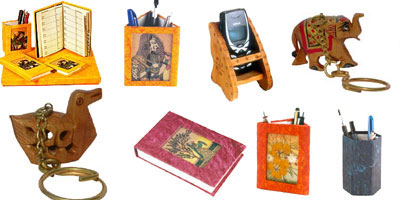 Decorate your office and love your work more with the exclusive handmade office accessories presented by Jindal Crafts. From designer diaries, decorative pen stands, handmade paper blocks to colorful paper cutters – every little thing that you might need 