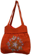 Colorful Hand Embroidered Handbag India Traditional Art