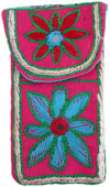 Cell Phone Bag Eco Friendly Hand Embroidered India Arts