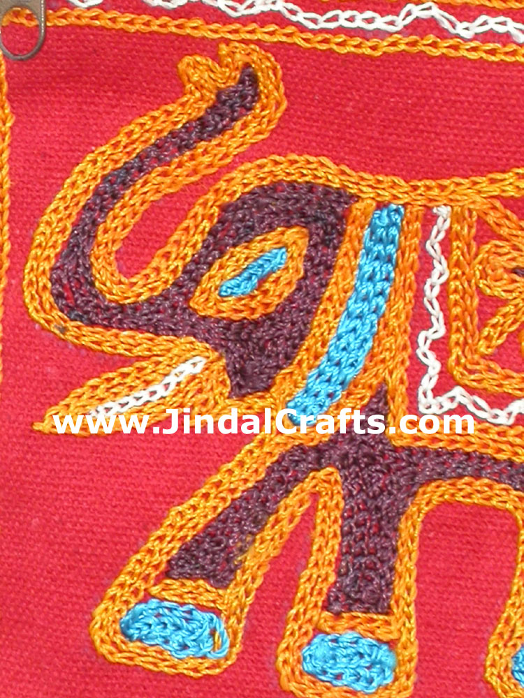 Designer Colorful Bags Cotton Hand Embroidered India