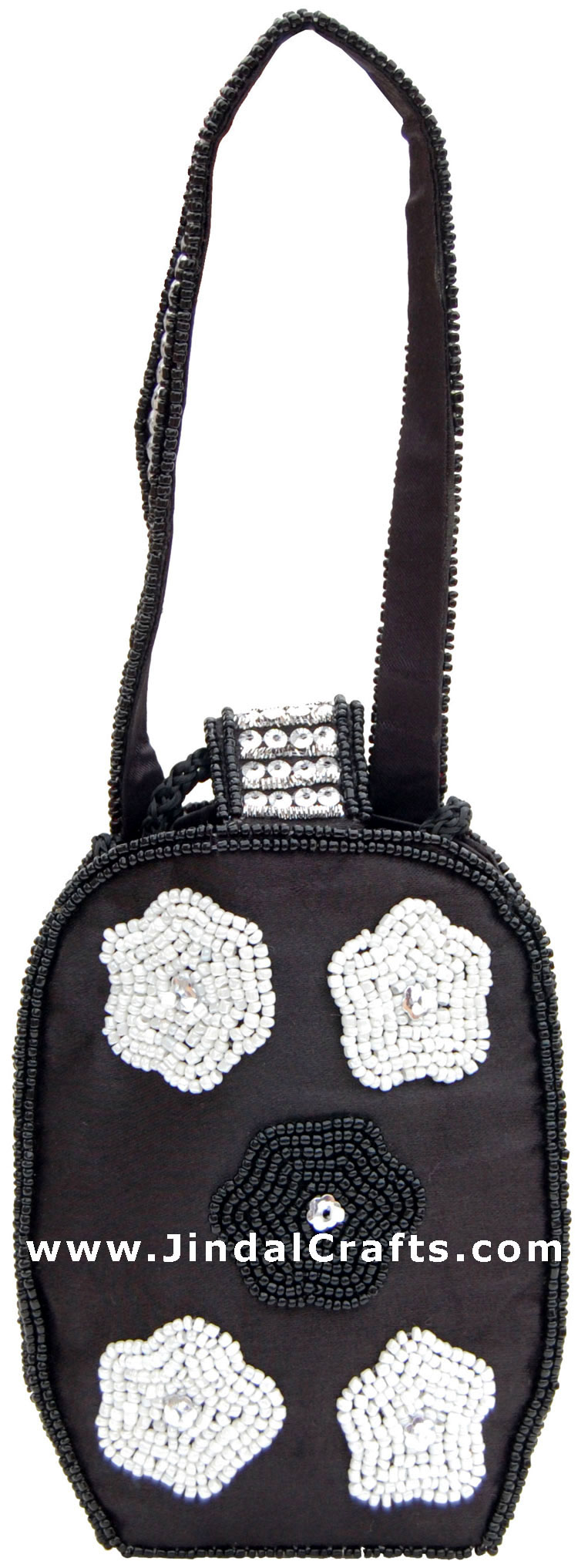 Mobile Carry Bag Hand Embroidered Designer Beaded Jari