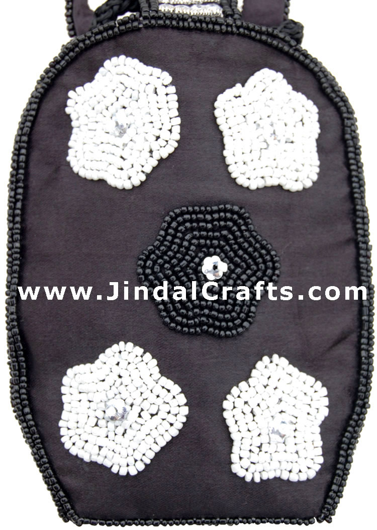 Mobile Carry Bag Hand Embroidered Designer Beaded Jari