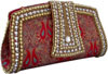 Designer Clutch Handbag Purse Hand Embroidered Indian