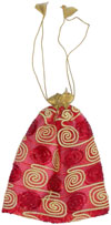 Drawstring Organza Bags Embroidered India Traditional