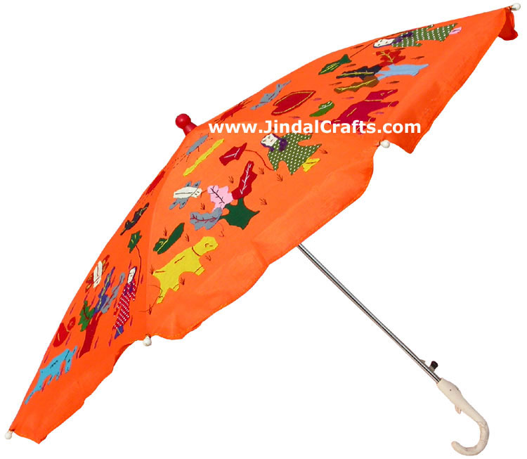 Water Proof Patch Work Sun Umbrella India Applique Art