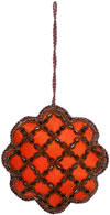 Beaded Ornaments Hand Embroidered Xmas Holiday Gift Art