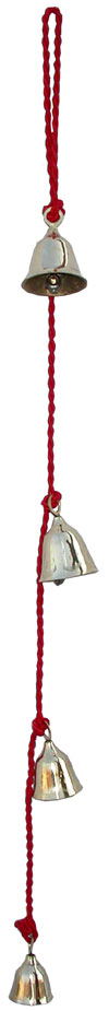 Wind Chimes Hanging Bells - Brass Beads Made Home Decoration Christmas Xmas Bell