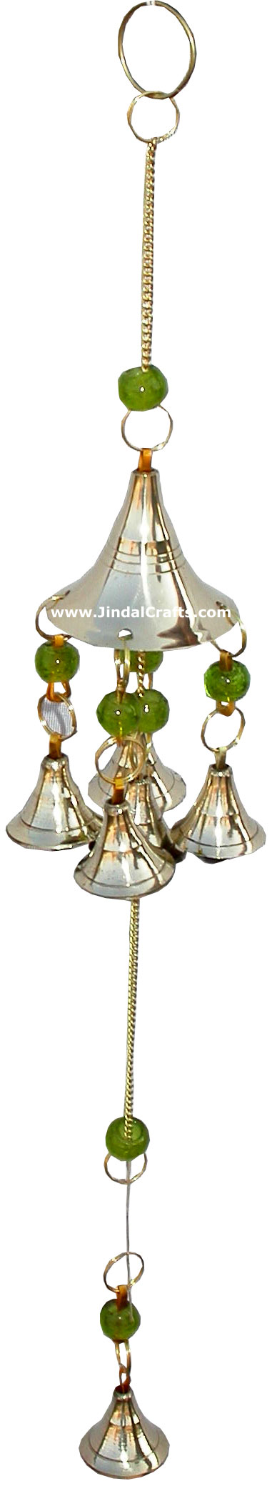 Brass Wind Chimes Handmade Home Decoration India Crafts