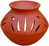 Tealight Candle Holder Handcrafted Terracotta Artifact