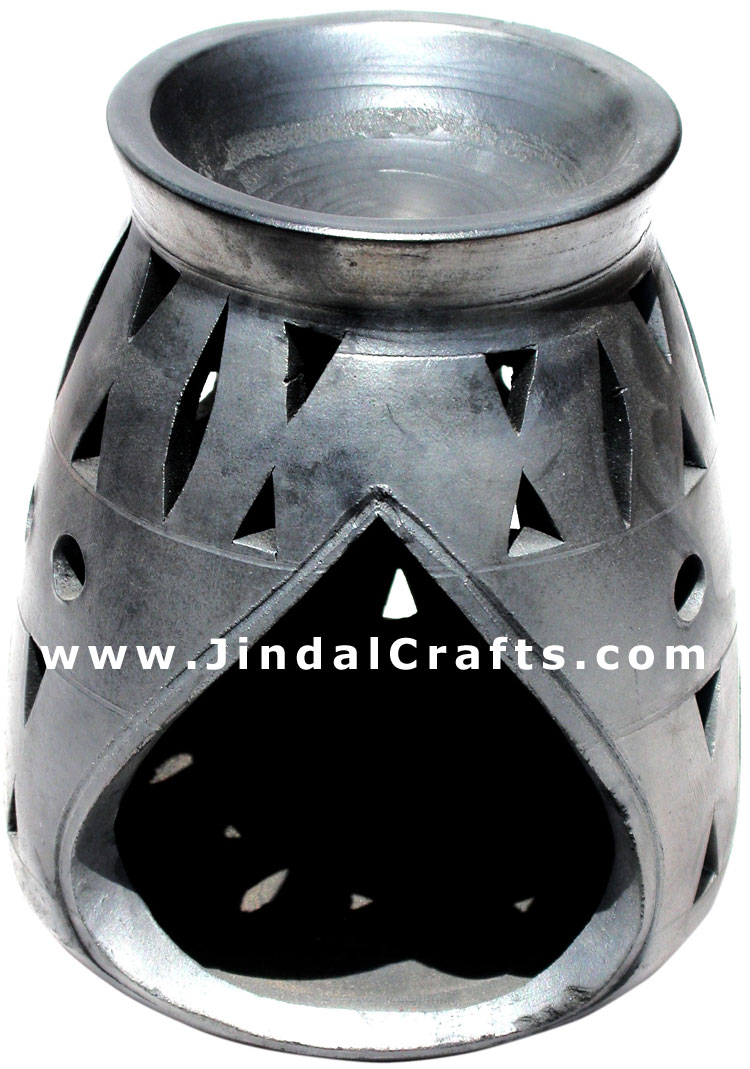 Oil Burner cum Candle holder - Handmade Terracotta Art