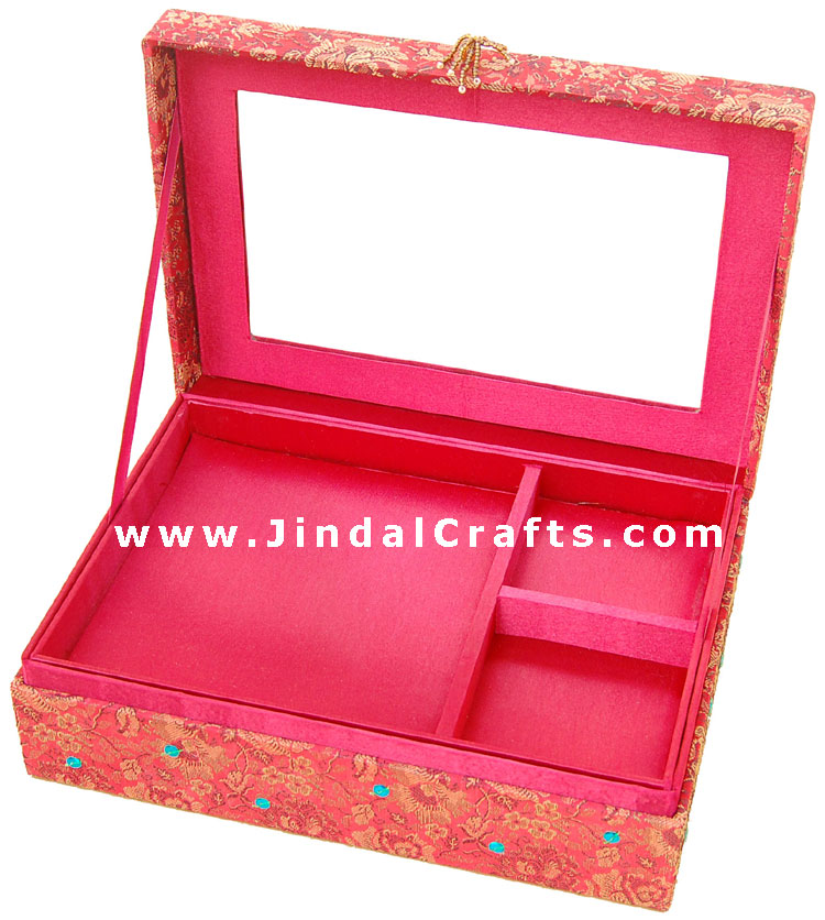Hand Embroider / Beaded / Jari / Zari Jewelry Box Decor