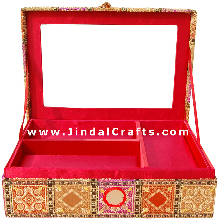 Hand Embroider / Beaded / Jari / Zari Jewelry Box Decor