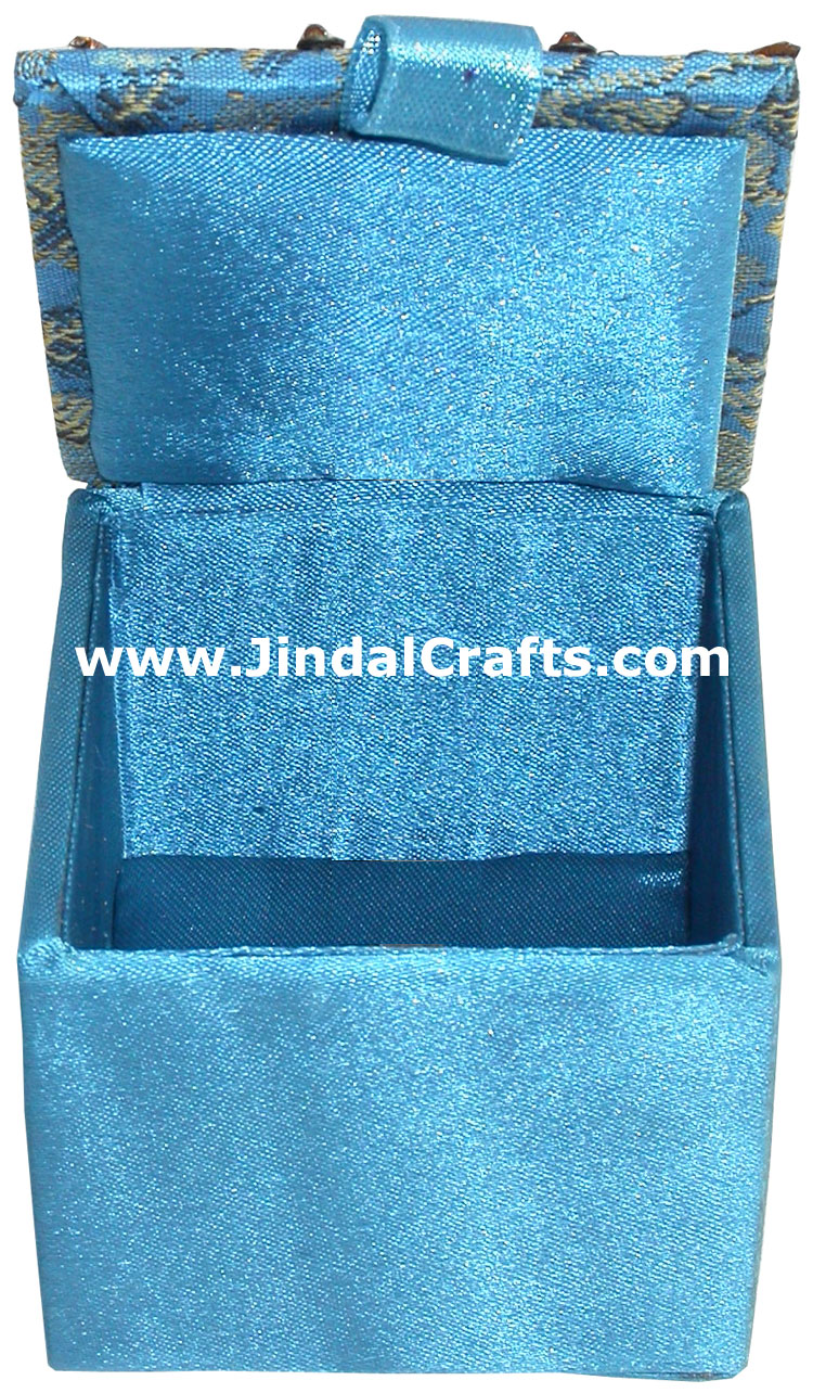 Hand Embroider Beaded Jari Zari Gift Box India Art