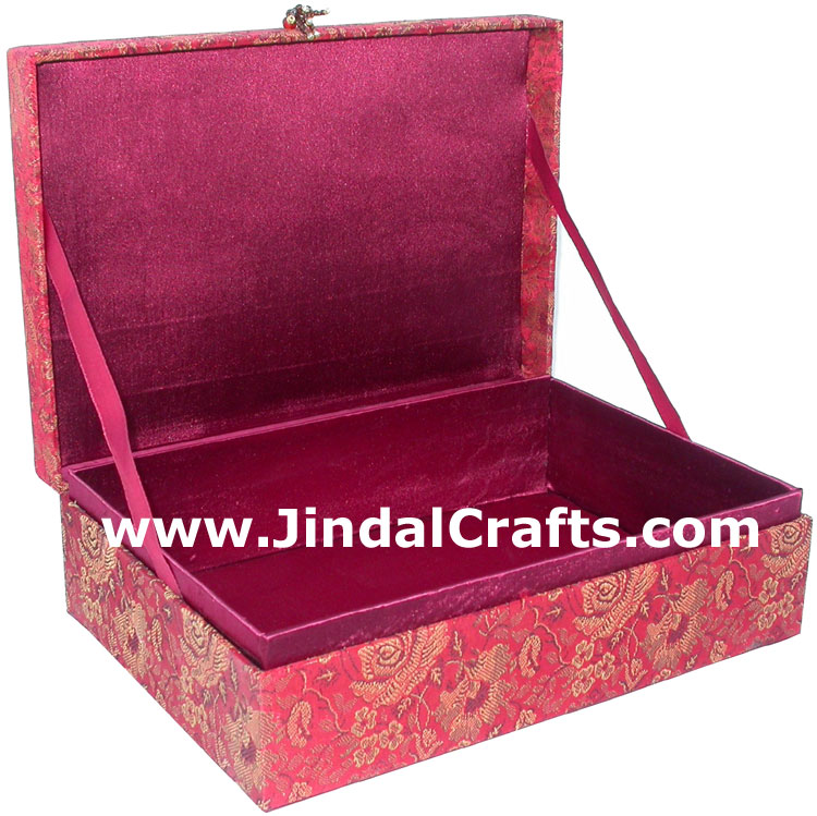 Hand Embroidered Designer Jewelry Box Souvenir Craft