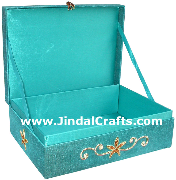 Hand Embroidered Designer Jewelry Box Souvenirs Gifts