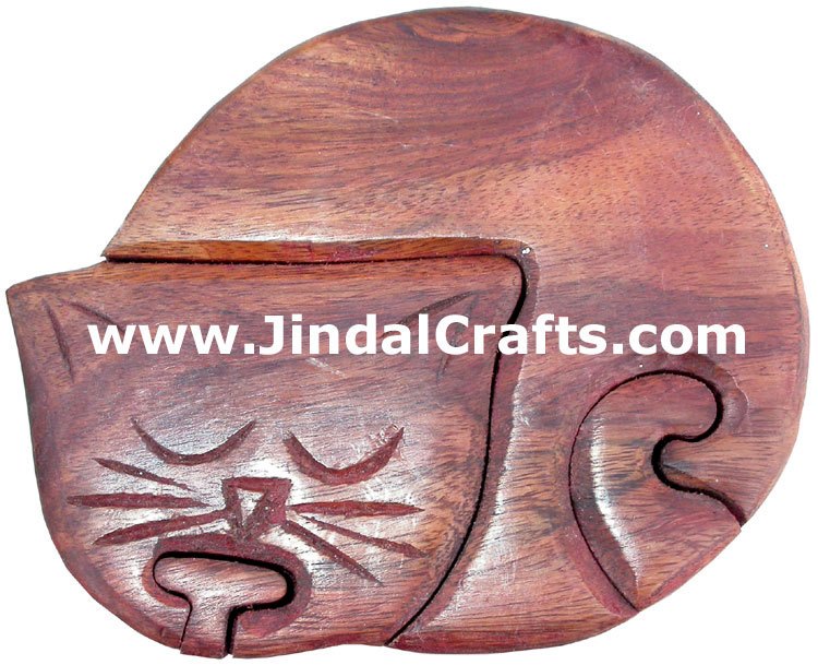 Puzzle Box - Handmade Wooden India Heitage Unique Arts