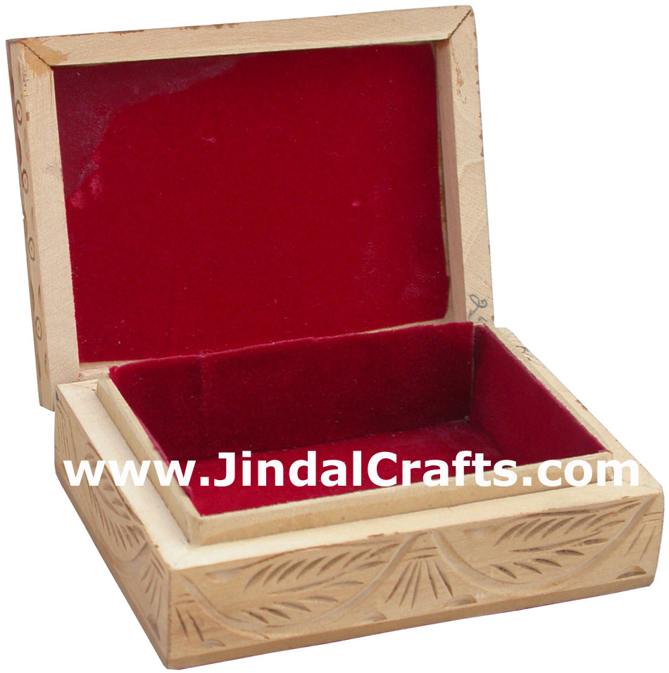 Hand Carved Wooden Multi Purpose Box Rich Indian Handicraft Art Craft