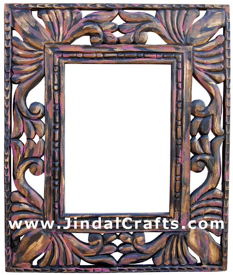 Handmade Hand Painted Wooden Picture / Mirror Frame Art