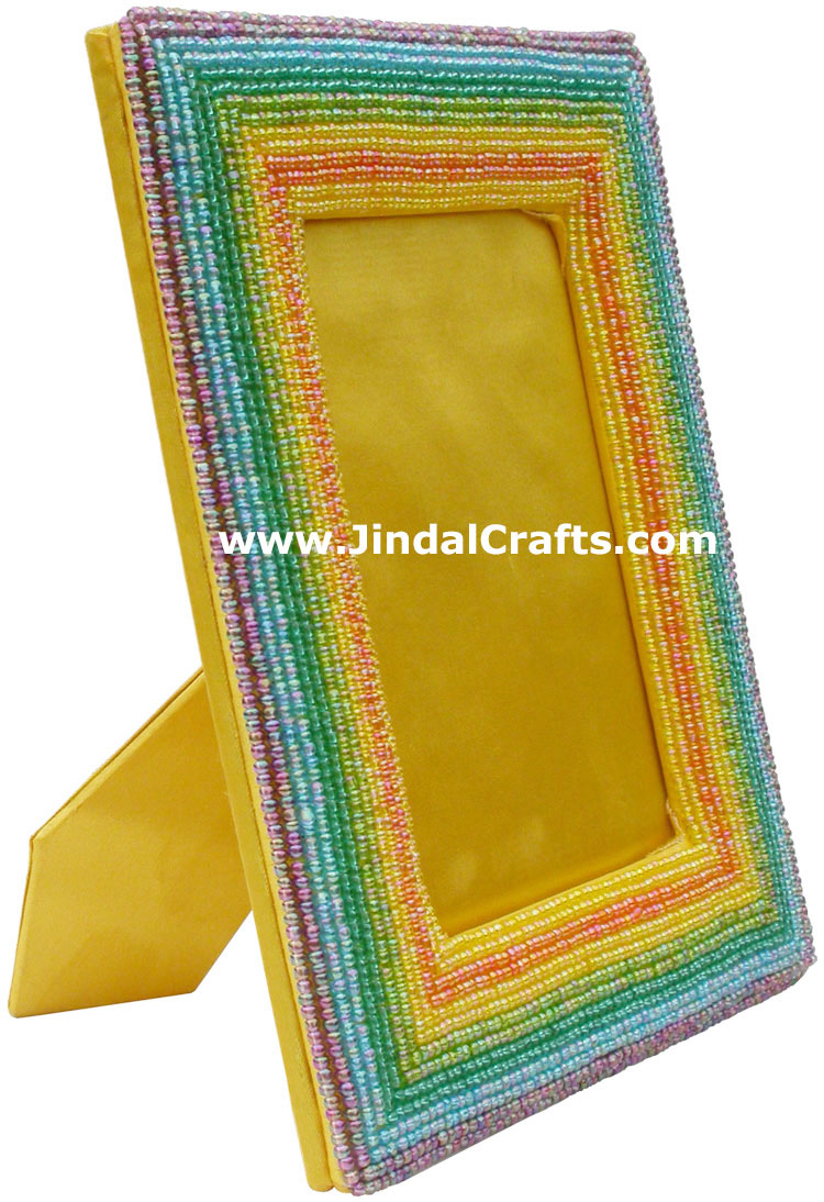 Hand Embroidered Photo Frame India Art