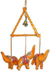 Handmade Traditional Three Birds Triangle Hanging India