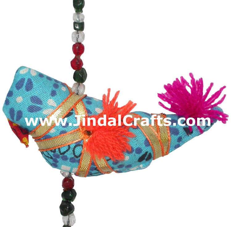 Handmade Traditional Five Birds Ring Hanging Indian Art