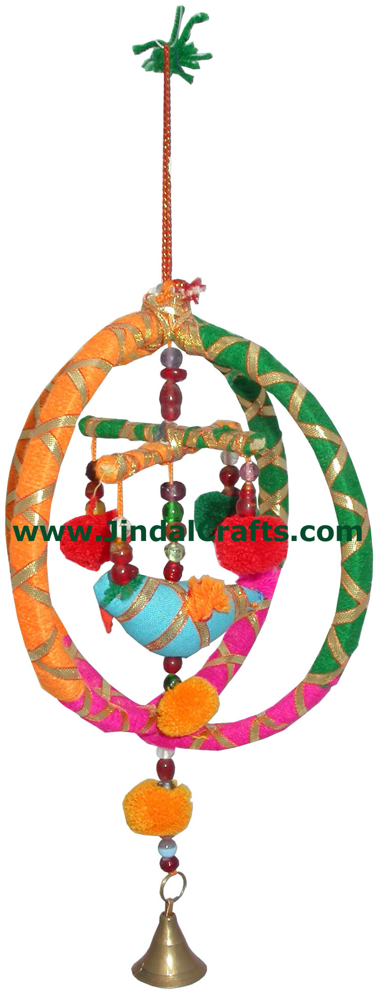 Handmade Traditional Bird Ring Hanging India Art Crafts