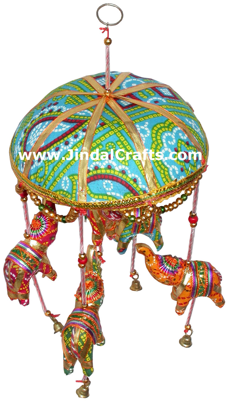 Elephants Hanging Home Decor Troble Handicrafts India