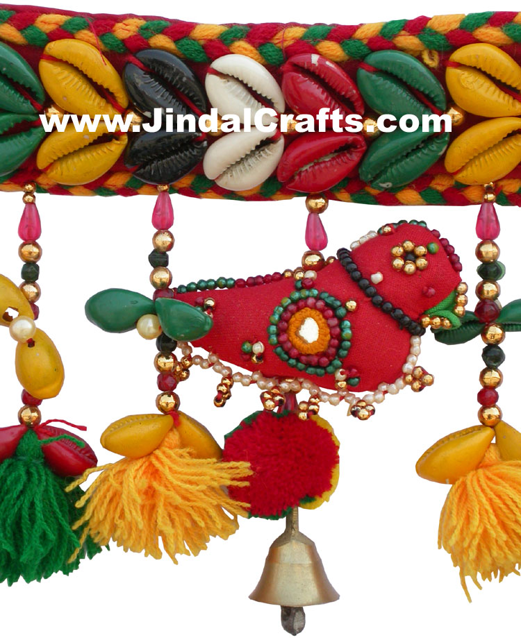 Colourful Handmade Door Hanging Toran Home Decor Traditional Handicrafts India