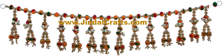 Colourful Handmade Hanging Toran Home Decor Traditional Handicrafts Arts India