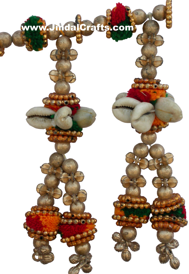 Colourful Handmade Hanging Toran Home Decor Traditional Handicrafts Arts India