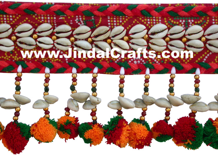 Colourful Handmade Hanging Torans Home Decor Traditional Handicrafts from India