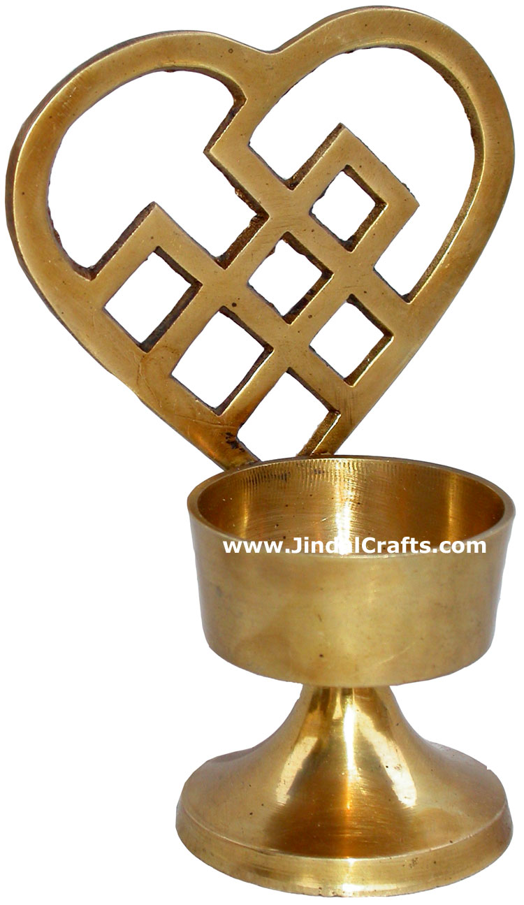 Lamp Diya Brass Made India Religious Decor Handicrafts