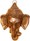 Lord Ganesha Mask - Wall Decor Arofact from India Art