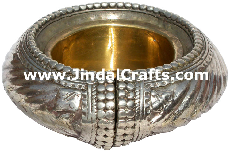 Ash Tray India Traditional Metal Handicrafts Crafts Art
