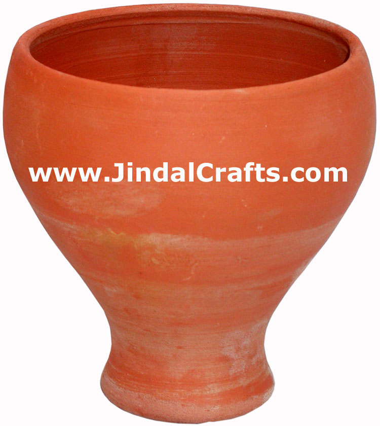 Terracotta Multi Purpose Container Kulhad Indian Art Craft Handicraft Artifact
