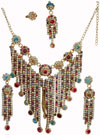 Necklace with Earring - Indian Costume Jewelry