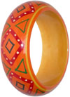 Wooden Bangle Pair - Wooden Fashion Jewelry India