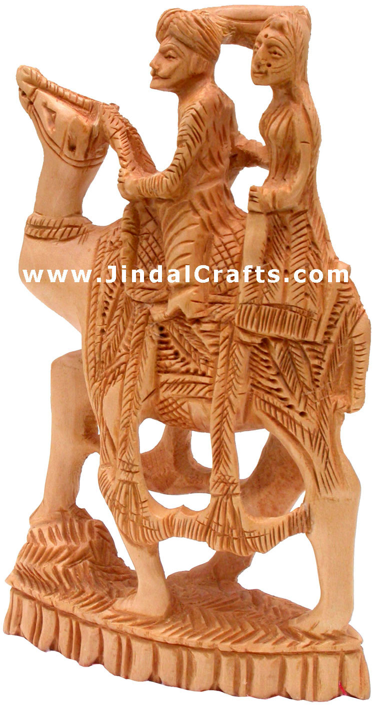 Handmade Wooden Traditional Figure Indian Artifacts