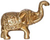 Brass Jungle Elephant India Artifacts Arts