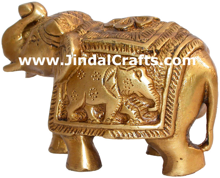 Elephant Animals Figures Metal Craft India Home Decor