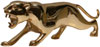 Lion - Gold Polished Brass Animal Figure India Artifact