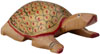 Set of Turtle - Hand Carved Painted Wooden Animals