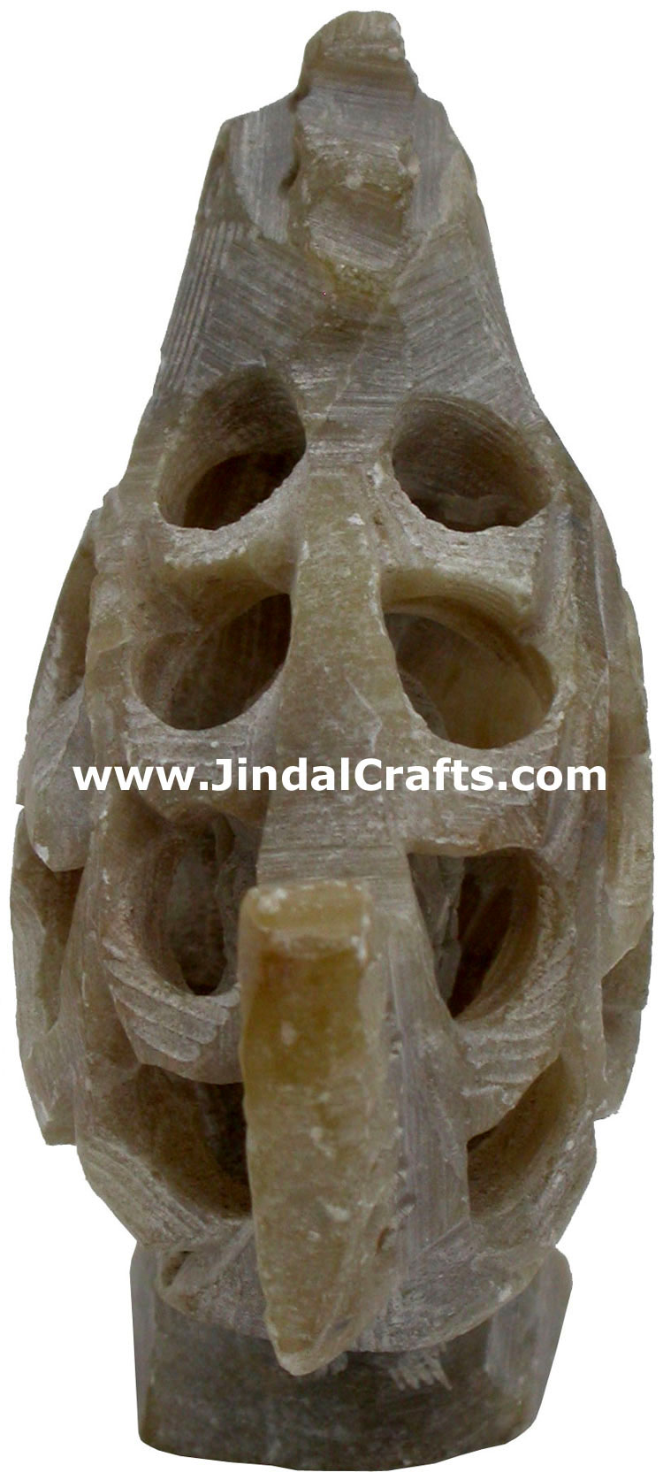 Cock - Hand Carved Soft Stone Birds Figures India Art