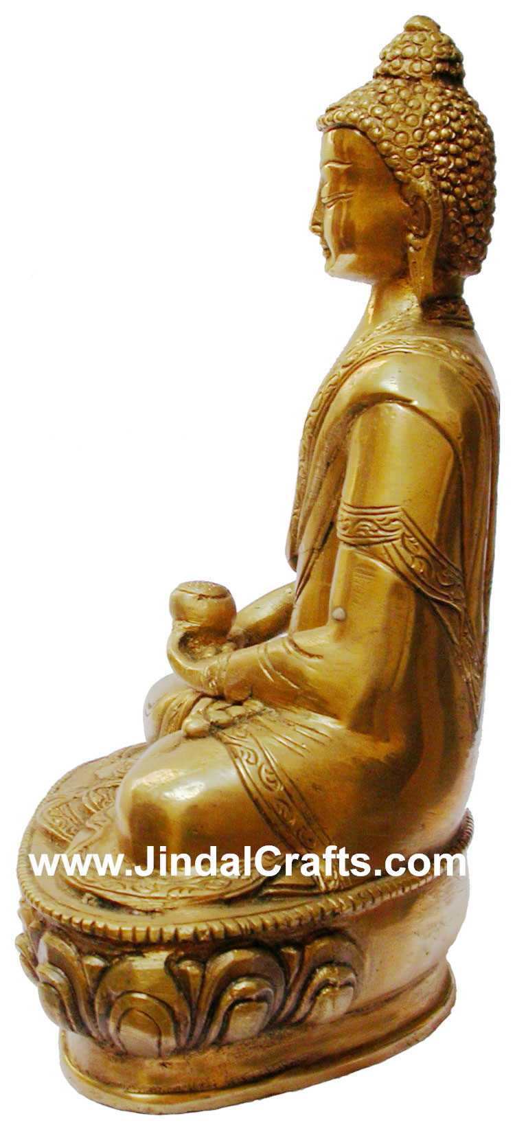 Buddha Statue in Meditation India Brass Art Siddhartha