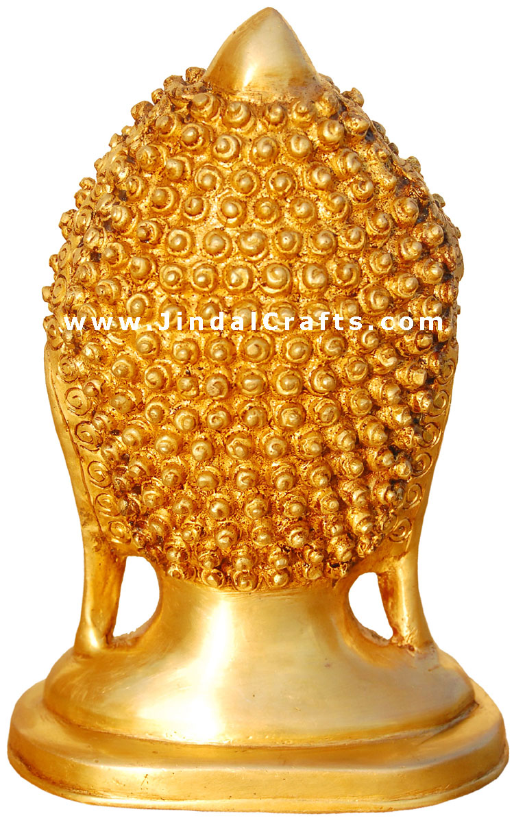 Peaceful Buddha - Brass made Buddhist Art from India