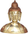 Gautam Buda Budha Buddha Head Bust Tibetan Artifact
