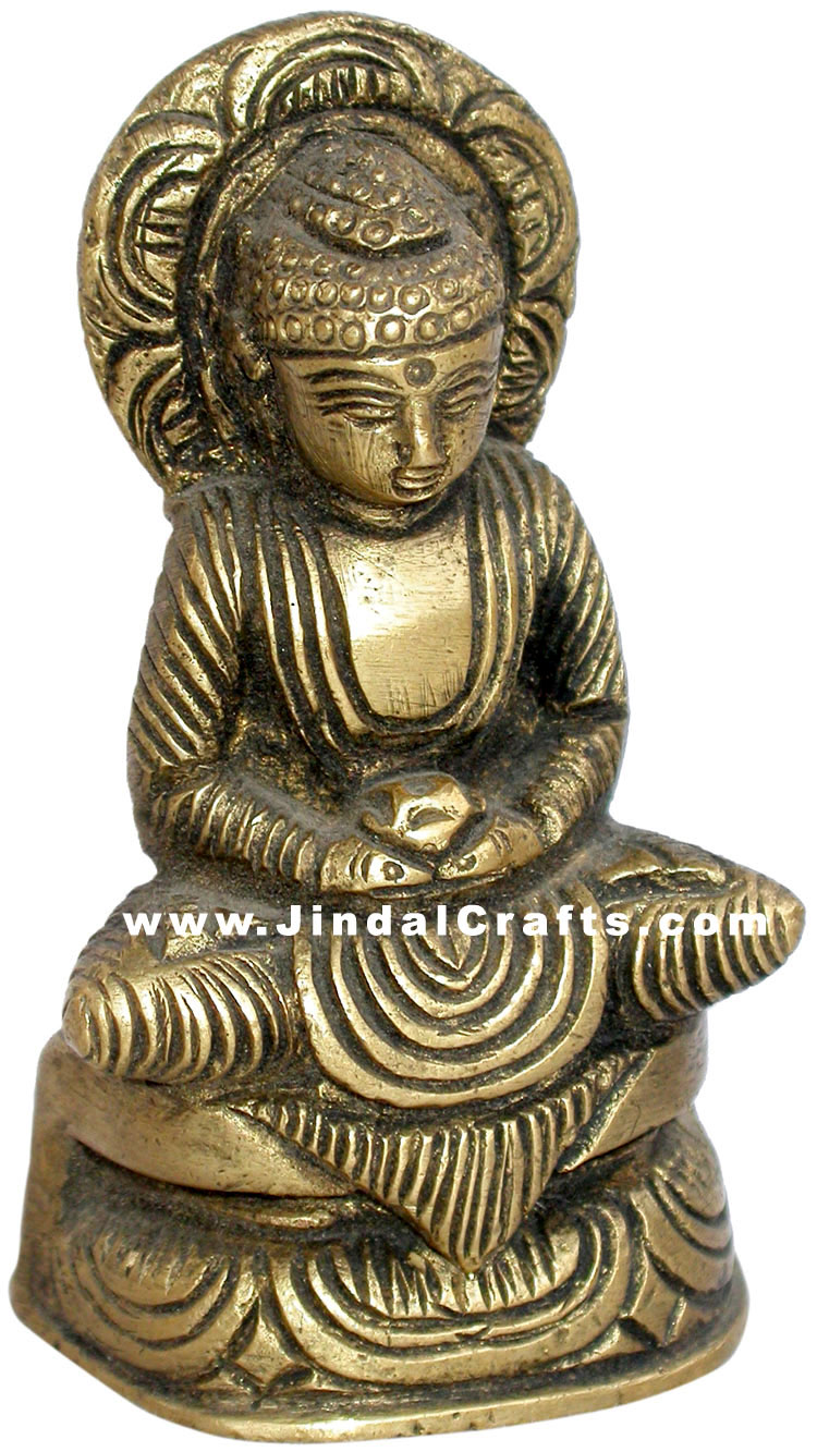 Buddha Statue Idol Buddhism Art Indian Artifact Handy