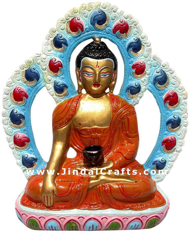 Hand Painted Gautam Buddha Hanging Buddist Artifact
