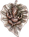 Lord Ganesha on Leaf Wall Hanging Home Decoration Art Indian Handicrafts Arts