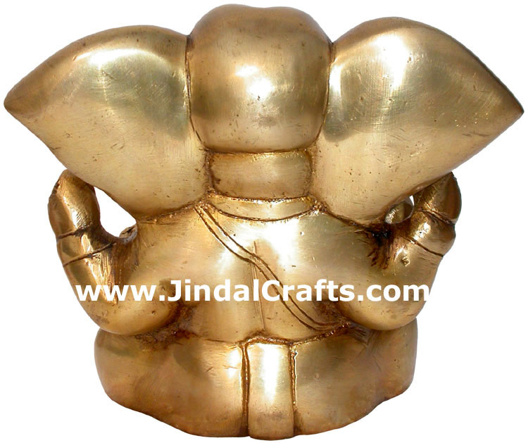 Brass Lord Ganesha India Carving Arts